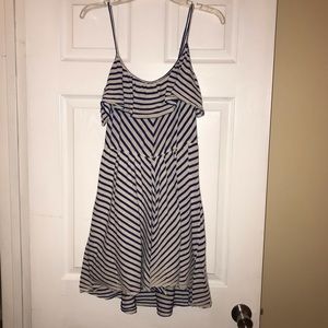 Blue Striped Dress